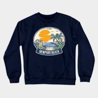 Newport Beach California Crewneck Sweatshirt